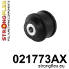 Strongflex Audi Vooras onderste draagarm binnenste rubber SPORT – 021773AX ZWART
