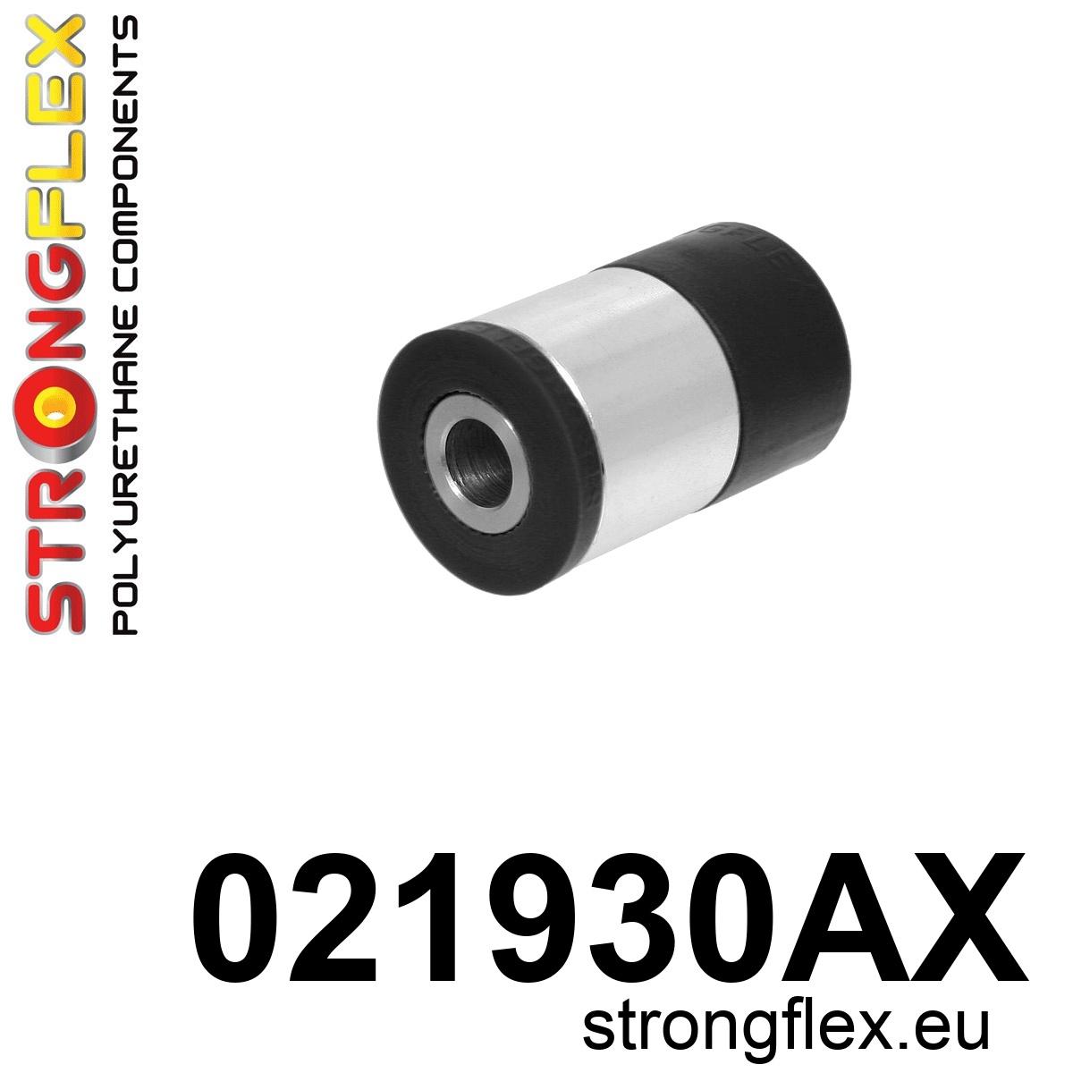 Strongflex Audi Achterste spoorstelarm rubber SPORT – 021930AX ZWART 1 Strongflex Audi Achterste spoorstelarm rubber SPORT – 021930AX ZWART