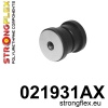 Strongflex Audi Achteras bovenste draagarm – binnenste rubber SPORT – 021931AX ZWART