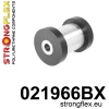 Strongflex Audi Achteras onderste draagarm - voorste rubber – 021966BX ZWART