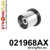 Strongflex Audi Achteras onderste draagarm - buitenste rubber SPORT – 021968AX ZWART