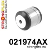Strongflex Audi Vooras onderste draagarm achterste rubber 65mm SPORT – 021974AX ZWART