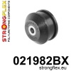 Strongflex Audi Vooras bovenste draagarm rubber – 021982BX ZWART