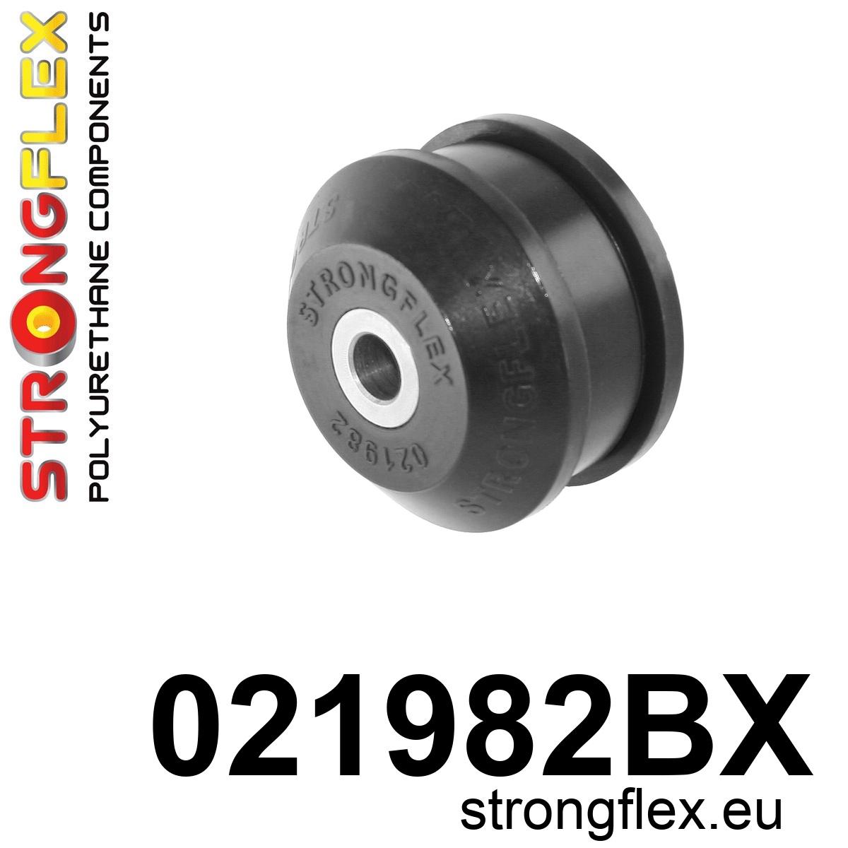 Strongflex Audi Vooras bovenste draagarm rubber – 021982BX ZWART 1 Strongflex Audi Vooras bovenste draagarm rubber – 021982BX ZWART