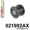 Strongflex Audi Achterste differentieel steun – achterste rubber SPORT – 021992AX ZWART