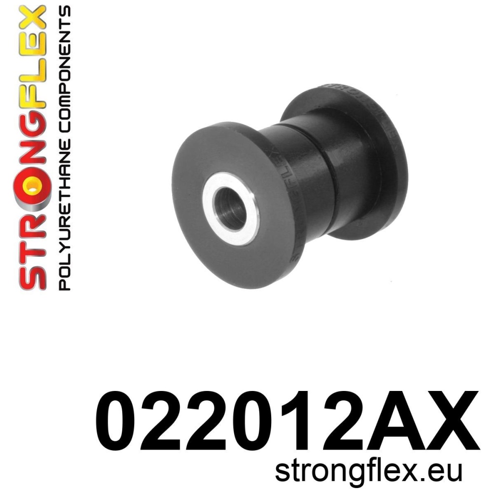 Strongflex Audi Vooras onderste draagarm rubber – inside SPORT – 022012AX ZWART