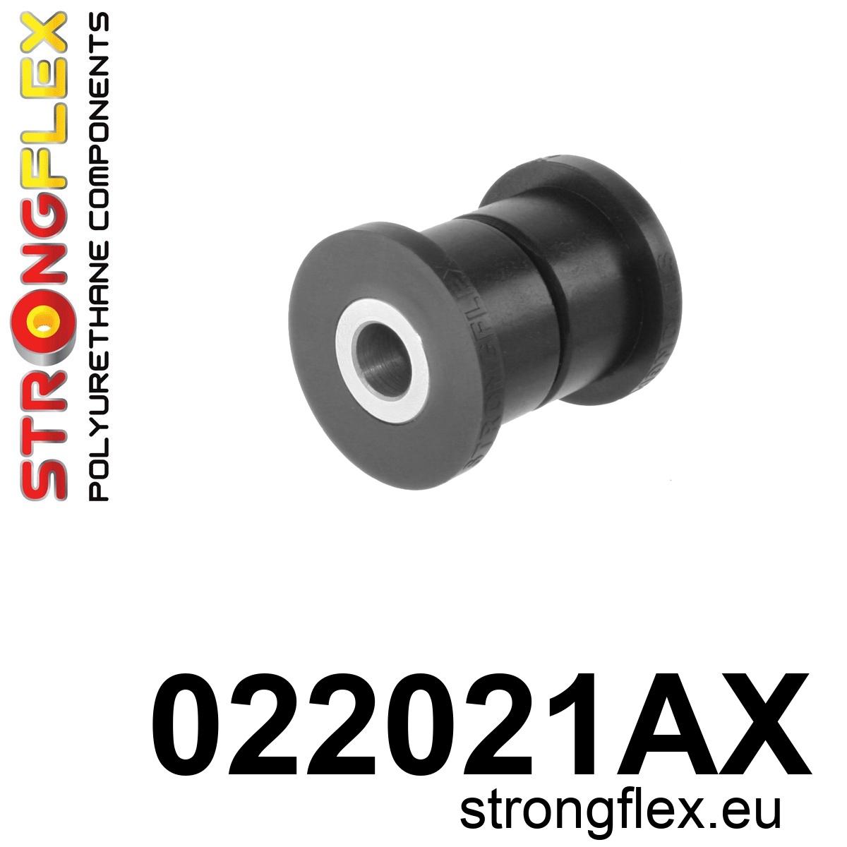 Strongflex Audi Achteras onderste draagarm – achterste rubber SPORT – 022021AX ZWART 1 Strongflex Audi Achteras onderste draagarm – achterste rubber SPORT – 022021AX ZWART
