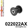 Strongflex Audi Achterste steering knuckle rubber SPORT – 022022AX ZWART