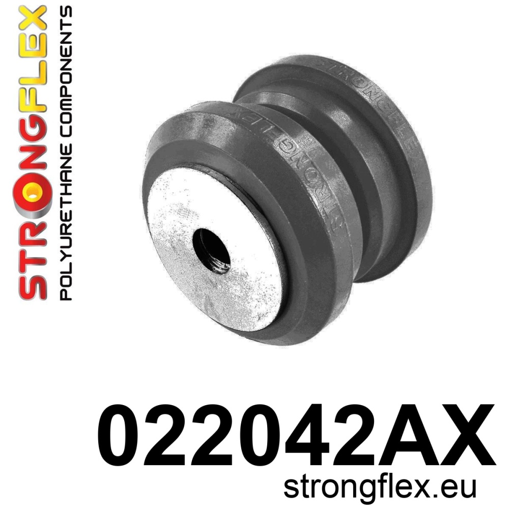 Strongflex Audi Vooras onderste draagarm – binnenste rubber SPORT – 022042AX ZWART