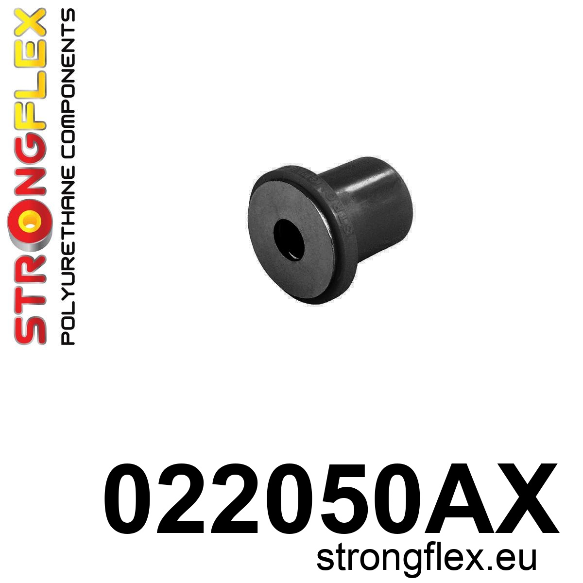Strongflex Audi Achterste naaf rubber – voorste SPORT – 022050AX ZWART 1 Strongflex Audi Achterste naaf rubber – voorste SPORT – 022050AX ZWART