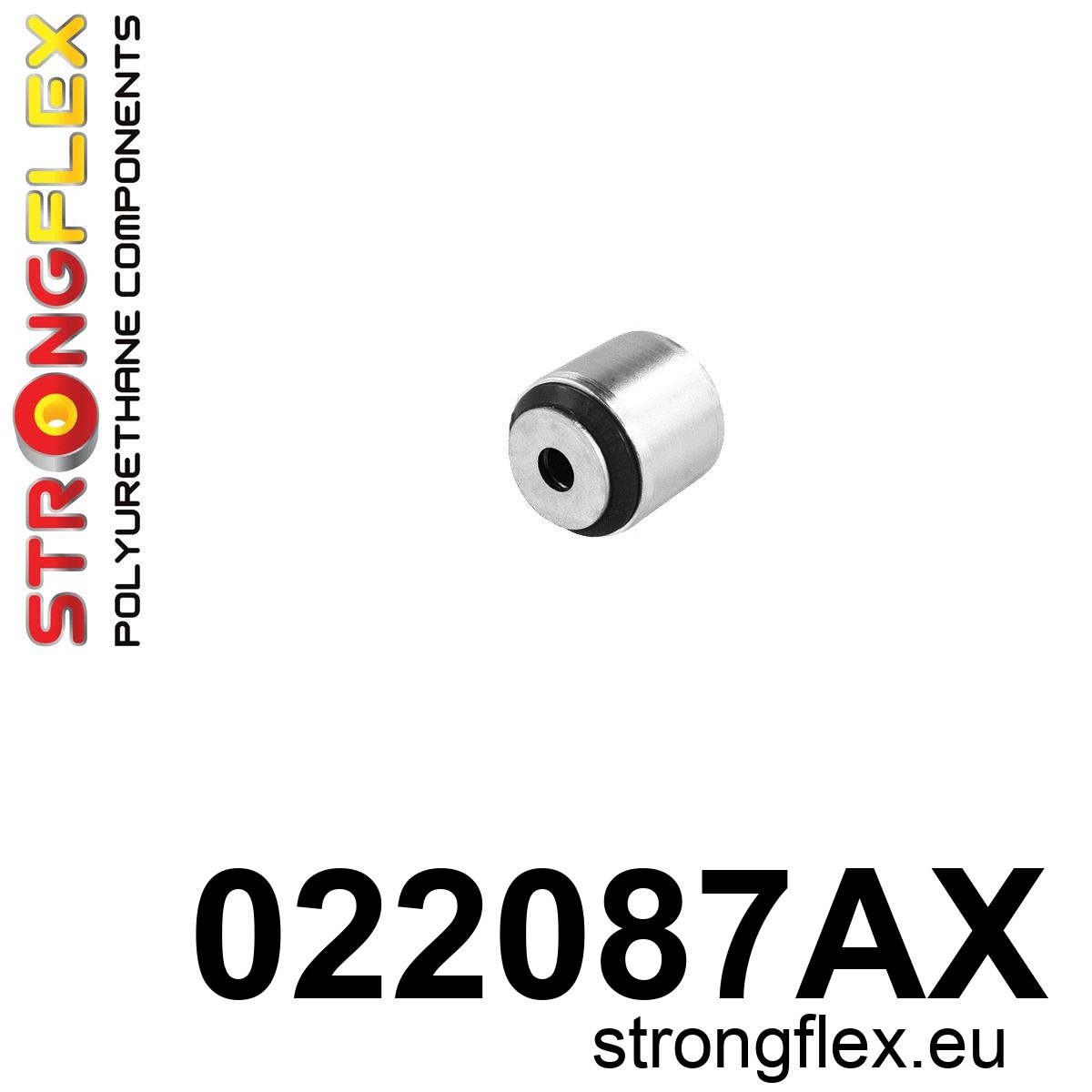 Strongflex Audi Achterste differentieel voorste balk rubbering – binnenste SPORT – 022087AX ZWART 1 Strongflex Audi Achterste differentieel voorste balk rubbering – binnenste SPORT – 022087AX ZWART