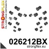 Strongflex Audi Achterste ophangrubberset – 026212BX ZWART