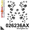 Strongflex Audi Complete ophangrubberset SPORT – 026236AX ZWART