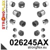 Strongflex Audi Voorste ophangrubberset SPORT – 026245AX ZWART