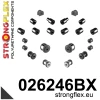 Strongflex Audi Achterste ophangrubberset – 026246BX ZWART