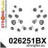 Strongflex Audi Achterste ophangrubberset – 026251BX ZWART
