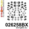 Strongflex Audi Complete polyurethaan ophangrubberset – 026258BX ZWART