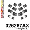 Strongflex Porsche Voorste ophangrubberset SPORT – 026267AX ZWART