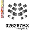 Strongflex Porsche Voorste ophangrubberset – 026267BX ZWART