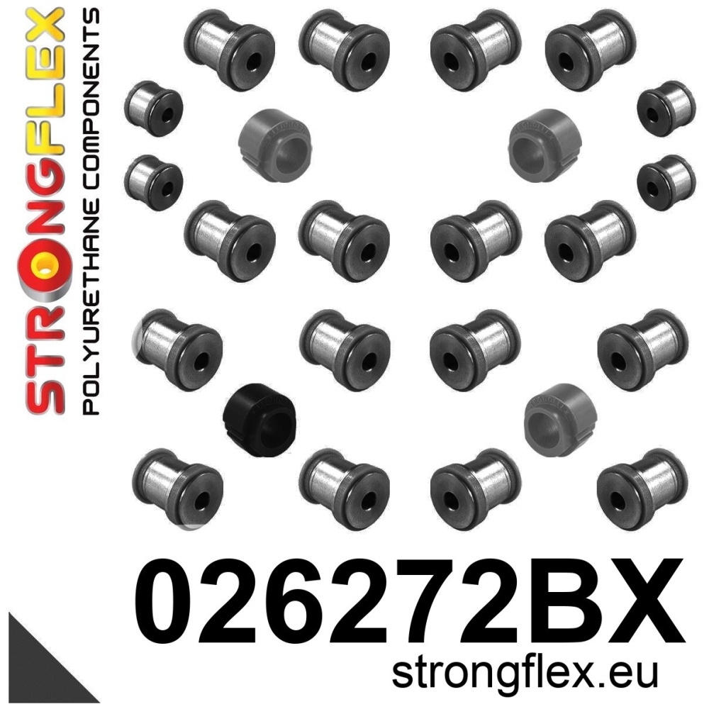 Strongflex Audi Ophangrubberset – 026272BX ZWART