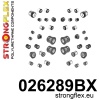 Strongflex Audi Complete polyurethaan ophangrubberset – 026289BX ZWART