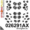 Strongflex Audi Complete polyurethaan ophangrubberset SPORT – 026291AX ZWART