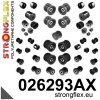 Strongflex Audi Complete polyurethaan ophangrubberset SPORT – 026293AX ZWART