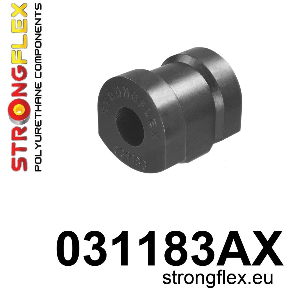 BMW E28/E34/E36/E24/E32/E31/Z3 Strongflex 031183AX: Front anti-roll bar bush SPORT BLACK