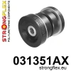 BMW E36 Strongflex 031351AX: Pu rubber Achterste subframe – Achterste Rubber ZWART