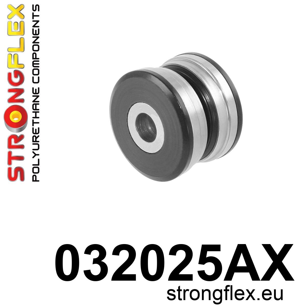 Strongflex Bmw Achterste rocker draagarm koppelstang - onderste rubber SPORT – 032025AX ZWART 1 Strongflex Bmw Achterste rocker draagarm koppelstang - onderste rubber SPORT – 032025AX ZWART