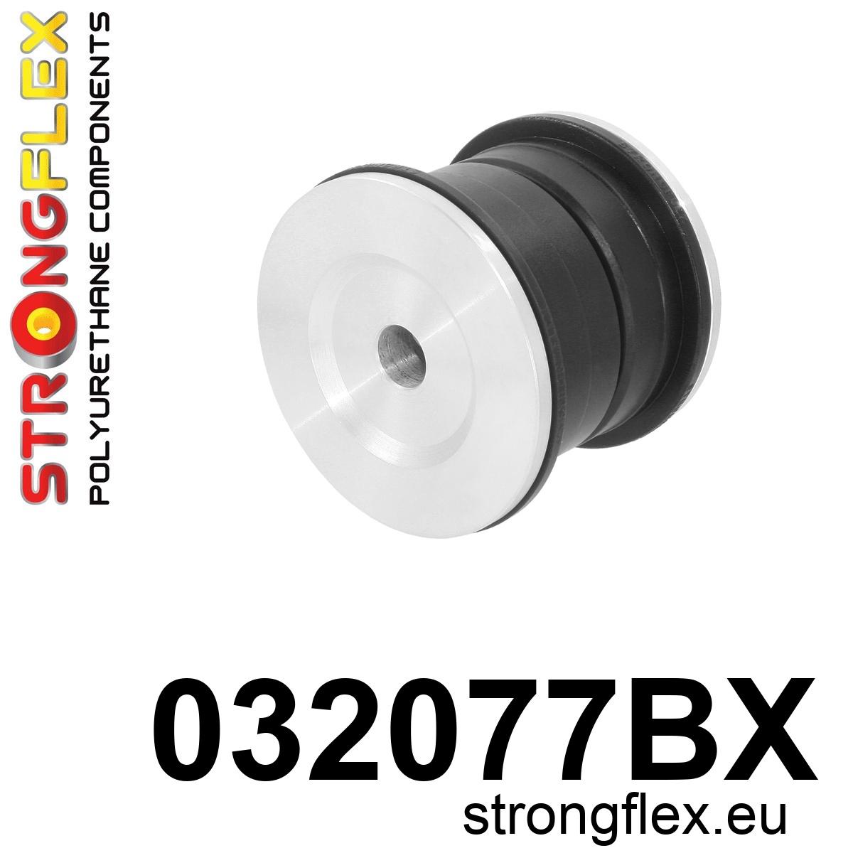 Strongflex Toyota Achterste differentieel steun - voorste rubber – 032077BX ZWART 1 Strongflex Toyota Achterste differentieel steun - voorste rubber – 032077BX ZWART