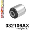 Strongflex Mini Achteras bovenste draagarm – inside rubber SPORT – 032106AX ZWART