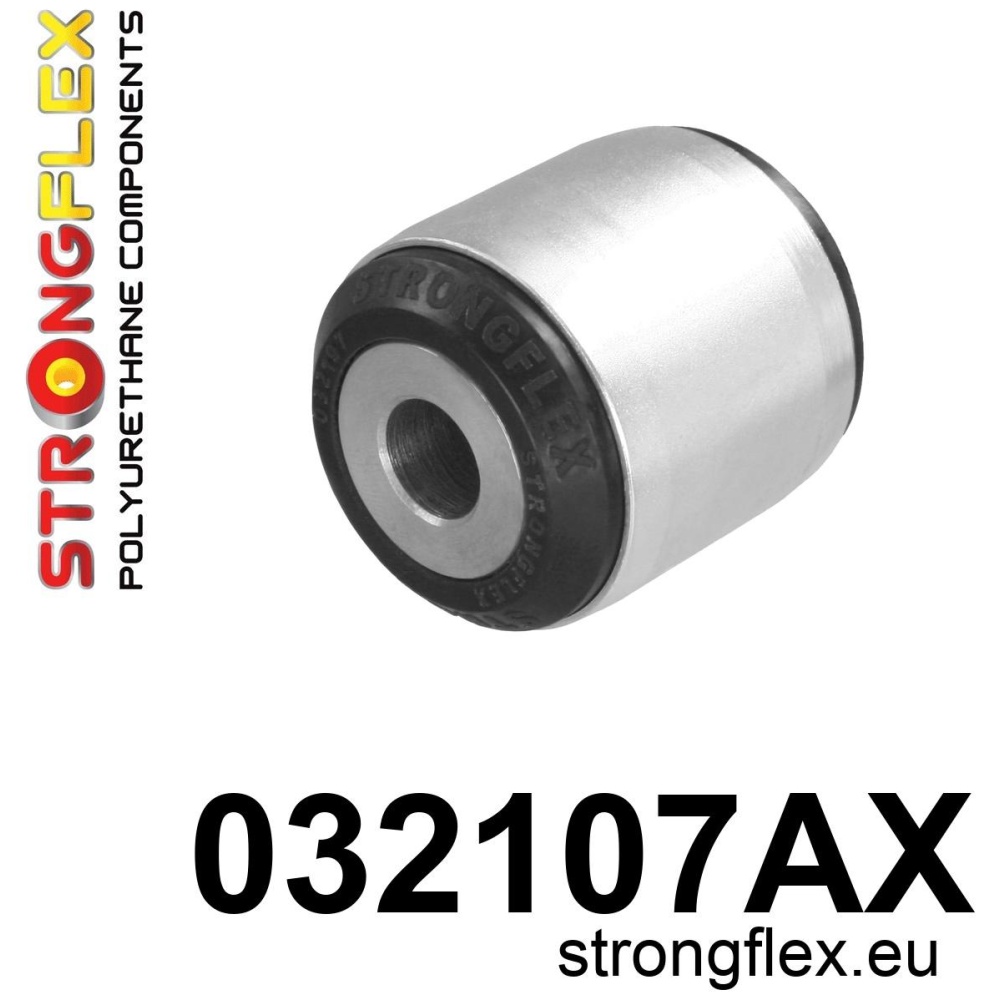 Strongflex Mini Bras de suspension supérieur d’essieu arrière – silentbloc extérieur SPORT – 032107AX NOIR