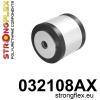 Strongflex Mini Achterste differentieel steun - voorste rubber SPORT – 032108AX ZWART