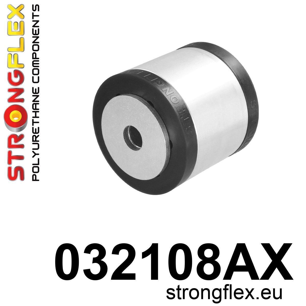 Strongflex Mini Achterste differentieel steun - voorste rubber SPORT – 032108AX ZWART 1 Strongflex Mini Achterste differentieel steun - voorste rubber SPORT – 032108AX ZWART