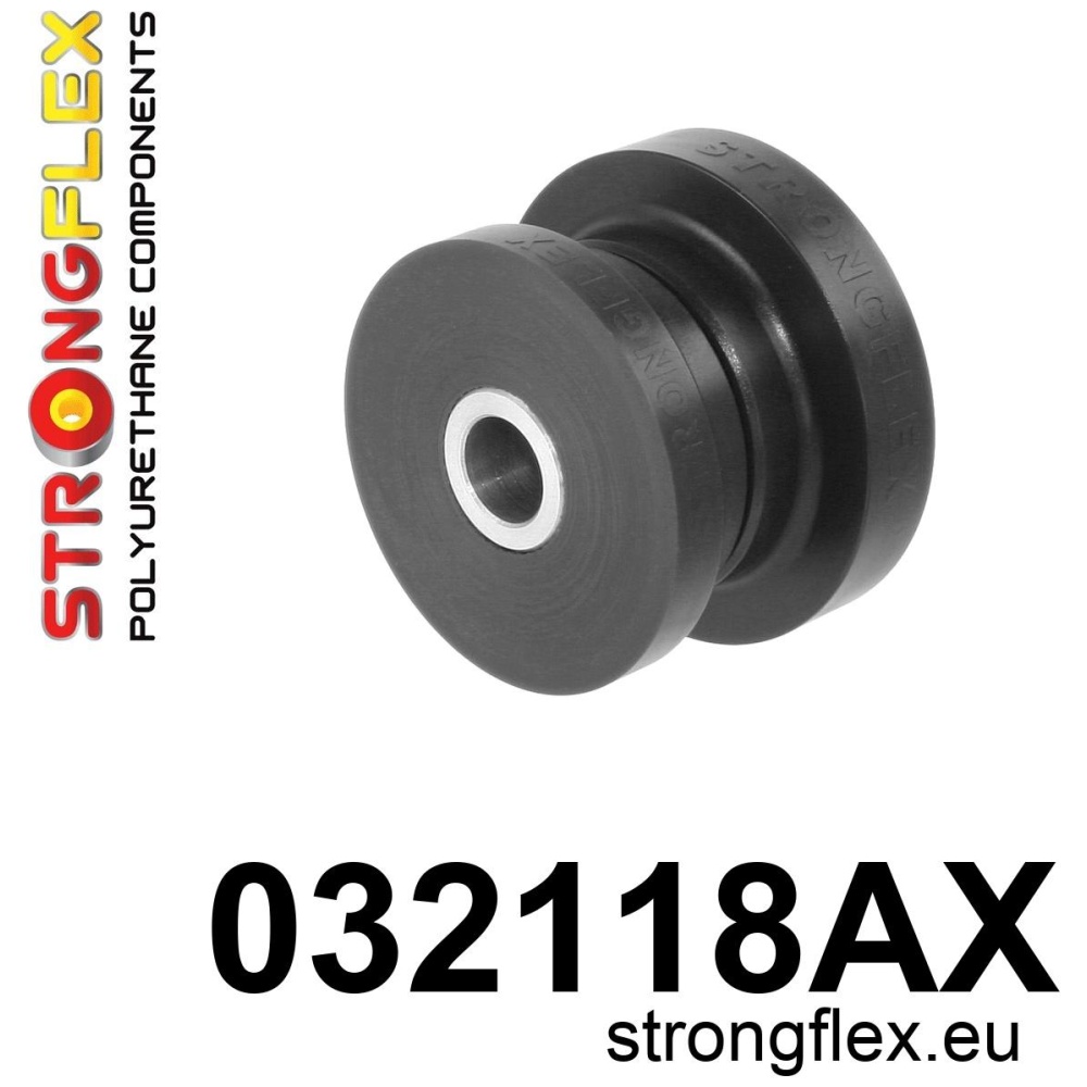 Strongflex Bmw Voorste spoorstang naar chassis rubber SPORT – 032118AX ZWART
