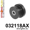 Strongflex Bmw Voorste spoorstang naar chassis rubber SPORT – 032118AX ZWART
