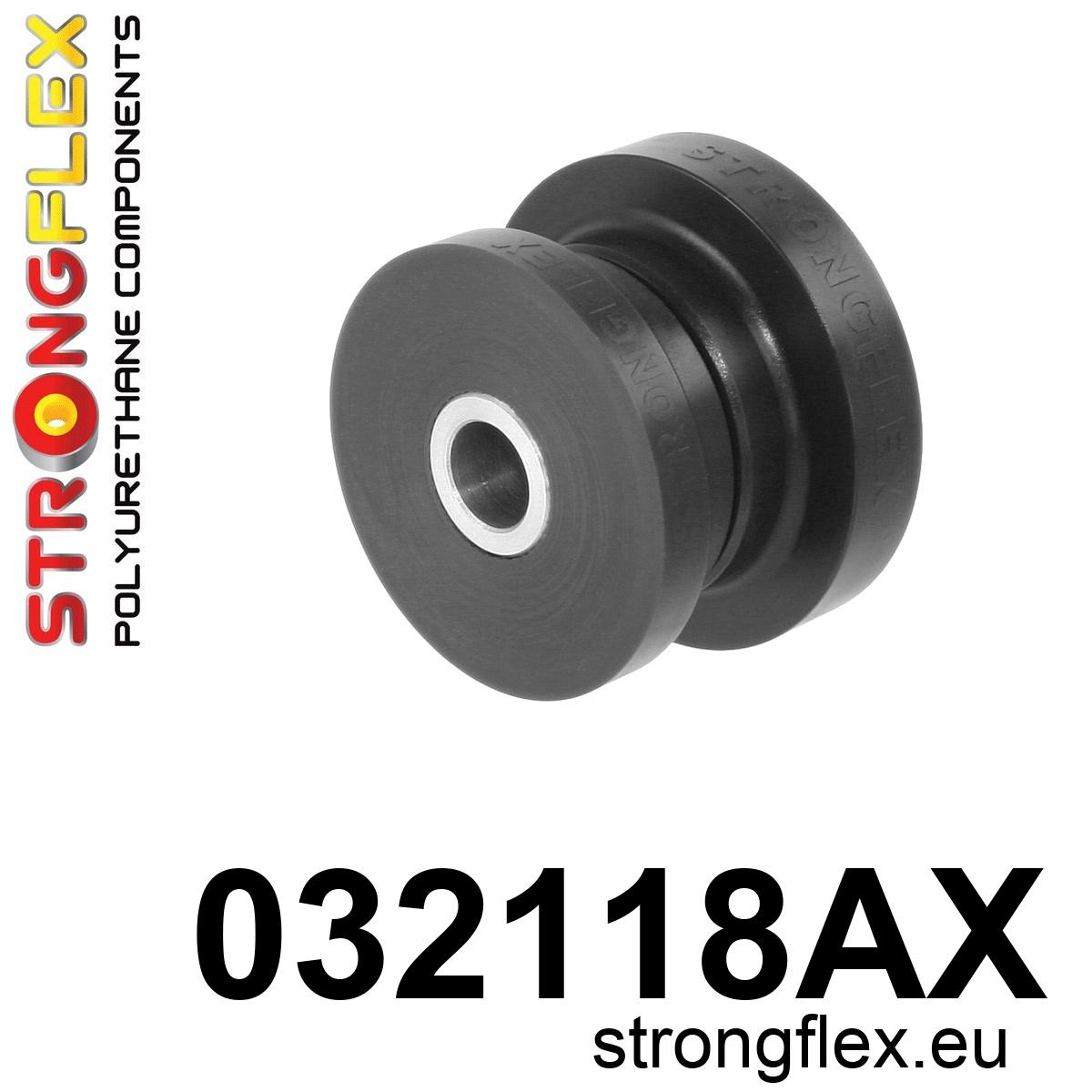 Strongflex Bmw Voorste spoorstang naar chassis rubber SPORT – 032118AX ZWART 1 Strongflex Bmw Voorste spoorstang naar chassis rubber SPORT – 032118AX ZWART