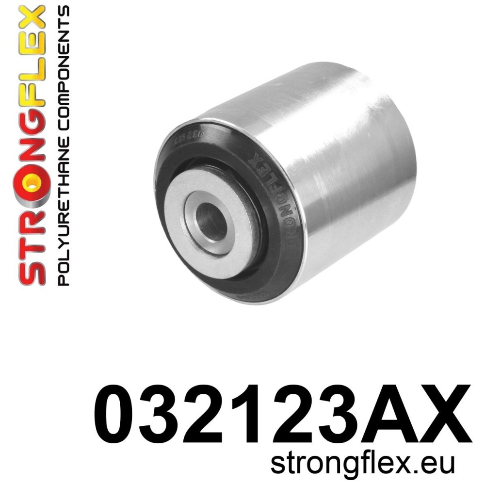 Strongflex Bmw Vooras onderste draagarm – voorste rubber SPORT – 032123AX ZWART