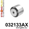 Strongflex Bmw Achterste differentieel steun - voorste rubber SPORT – 032133AX ZWART