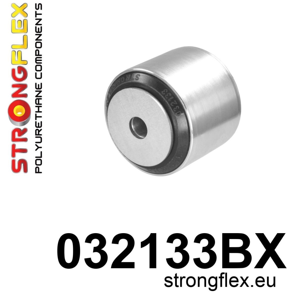 Strongflex Bmw Achterste differentieel steun - voorste rubber – 032133BX ZWART