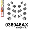 Strongflex Bmw Achterste ophangrubberset SPORT – 036046AX ZWART