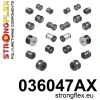 Strongflex Bmw Voorste en achterste ophangrubberset SPORT – 036047AX ZWART