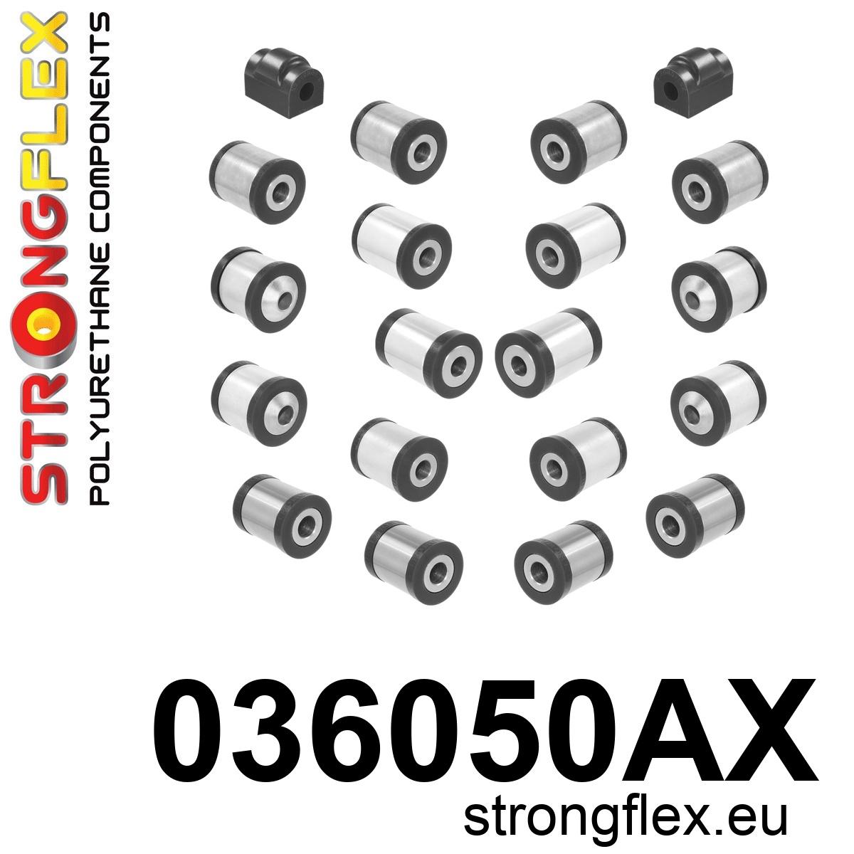 Strongflex Bmw Achterste ophangrubberset SPORT – 036050AX ZWART 1 Strongflex Bmw Achterste ophangrubberset SPORT – 036050AX ZWART
