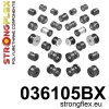 Strongflex Bmw Complete ophangrubberset – 036105BX ZWART