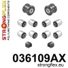 Strongflex Mini Achterste ophangrubberset SPORT – 036109AX ZWART