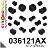 Strongflex Bmw Complete polyurethaan ophangrubberset SPORT – 036121AX ZWART