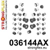 Strongflex Bmw Complete polyurethaan ophangrubberset SPORT – 036144AX ZWART