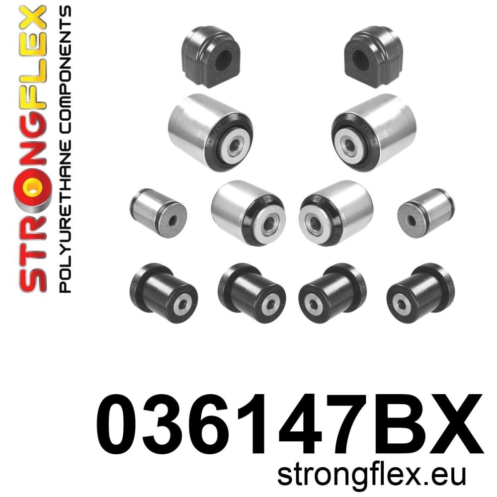 Strongflex BMW Fahrwerksbuchsensatz vorne – 036147BX SCHWARZ