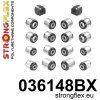 Strongflex Bmw Achterste ophangrubberset – 036148BX ZWART
